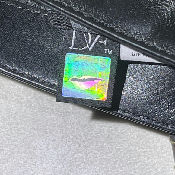 DVF Genuine Leather Snakeskin Print Satchel Bag - Black & Tan - Picture 4 of 16